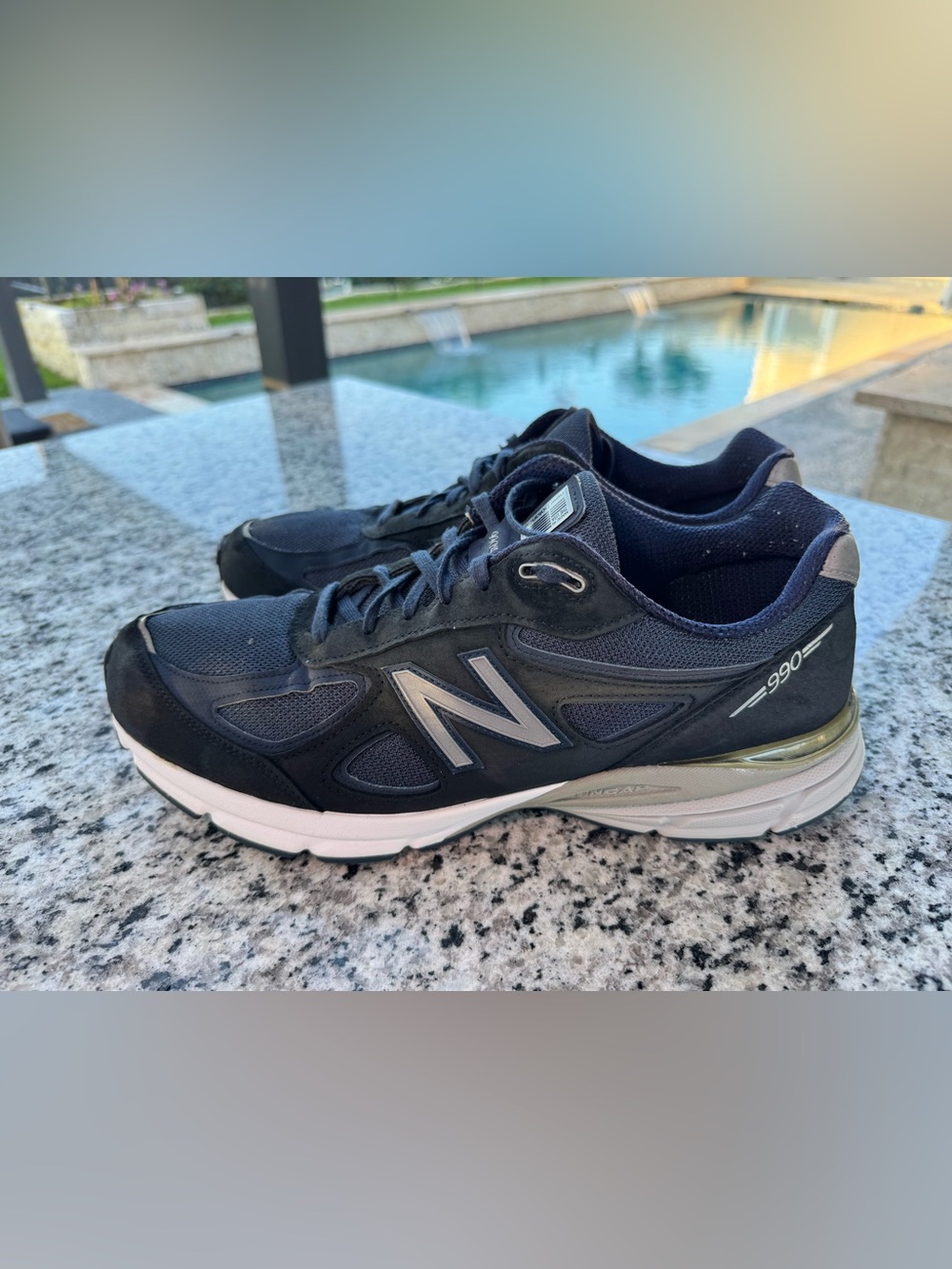 New Balance 990v4 Men's Navy Blue Size 14 2E Made In USA